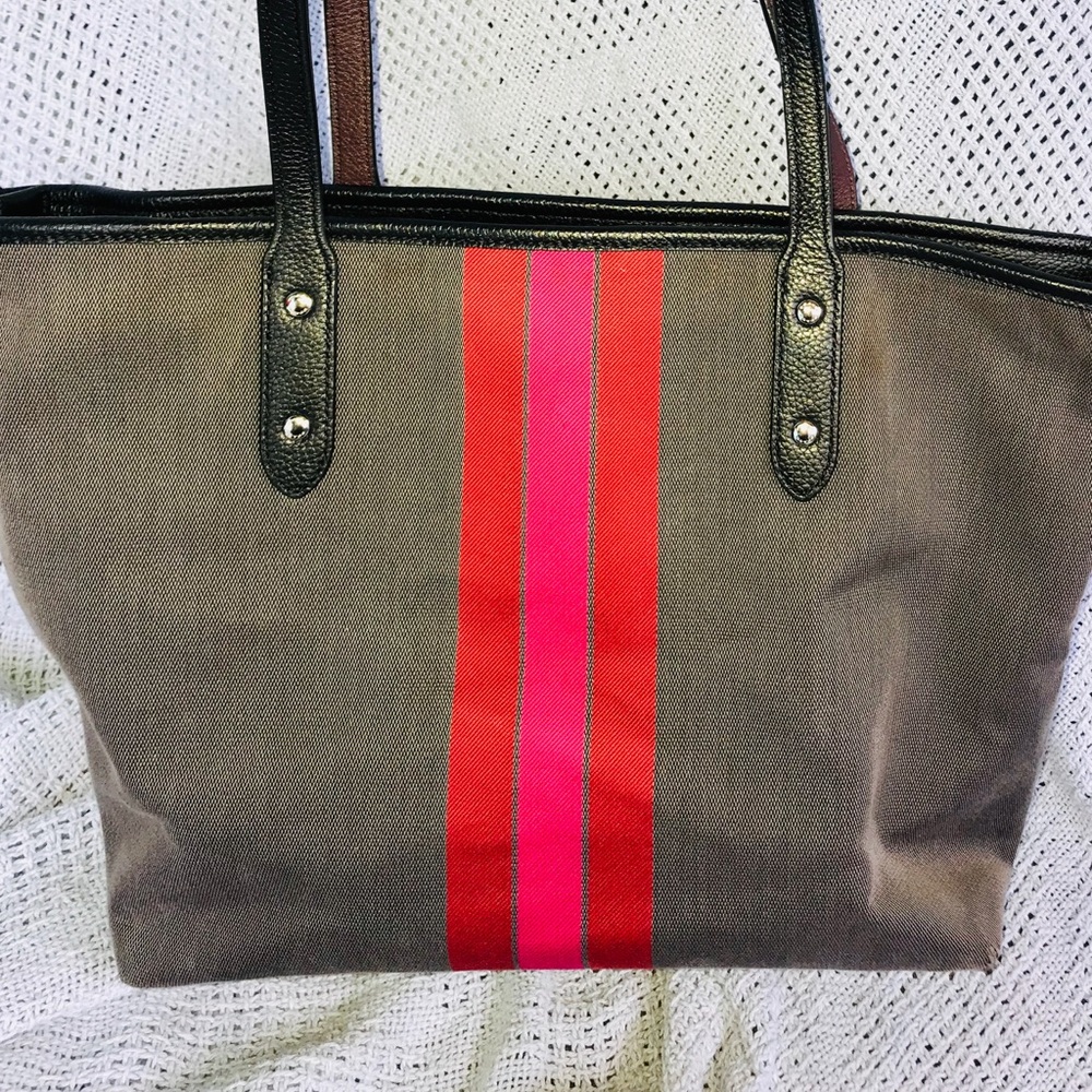 COACH Horse and Carriage Jacquard City Tote (OBO) - Picture 2 of 4